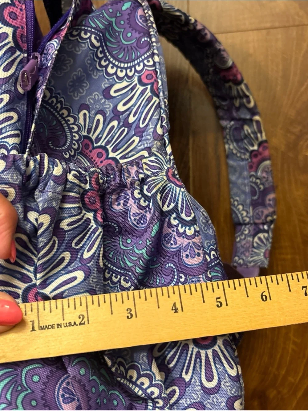 Vera Bradley Backpack Large Lilac Medallion